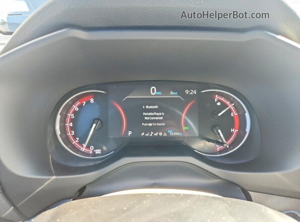 2T3W1RFV4SC315902 2025 TOYOTA RAV4 Gray Սարքավորումների վահանակի տեսք
