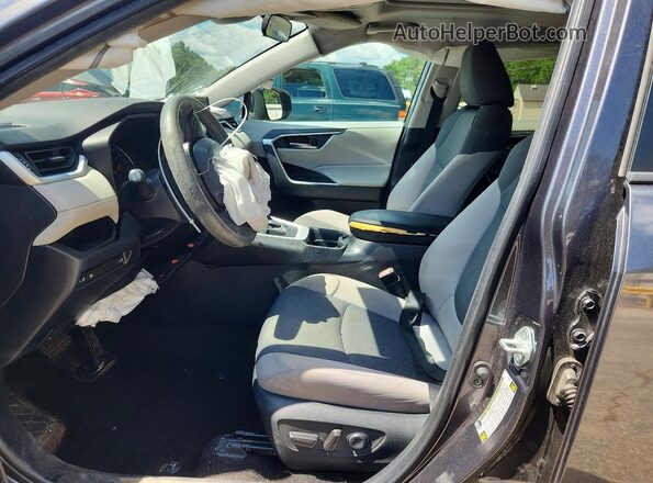 2T3W1RFV5KW054617 2019 TOYOTA RAV4 Charcoal Вид салону спереду