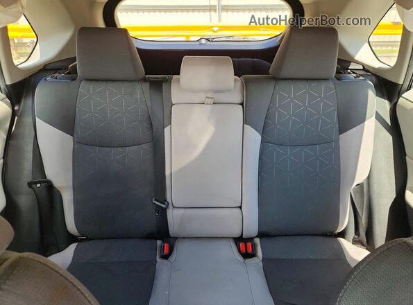 2T3W1RFV5KW054617 2019 TOYOTA RAV4 Charcoal Вид задніх сидінь