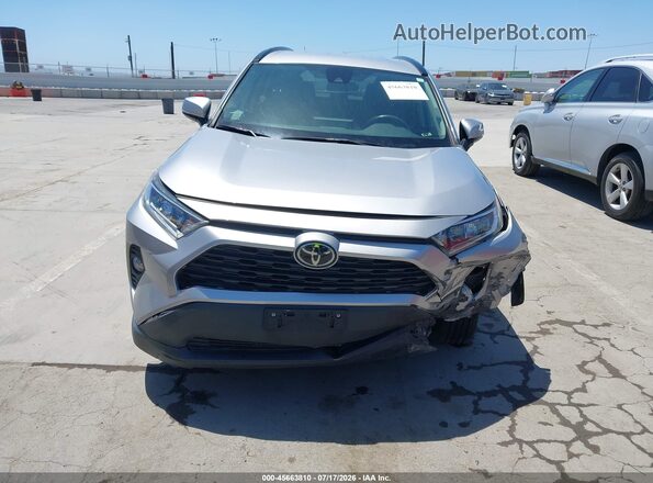 2T3W1RFV5LC034869 2020 TOYOTA RAV4 Silver Instrument cluster view