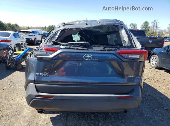 2T3W1RFV5LC059299 2020 TOYOTA RAV4 Gray Вид ззаду