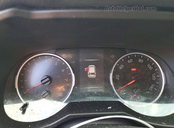 2T3W1RFV5LC059299 2020 TOYOTA RAV4 Gray Вид щитка приладів