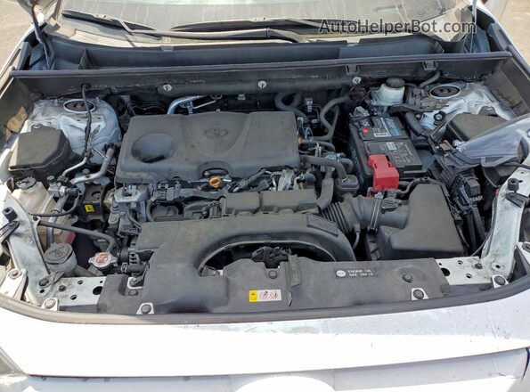 2T3W1RFV5LW075971 2020 TOYOTA RAV4 White Vista del compartimento del motor