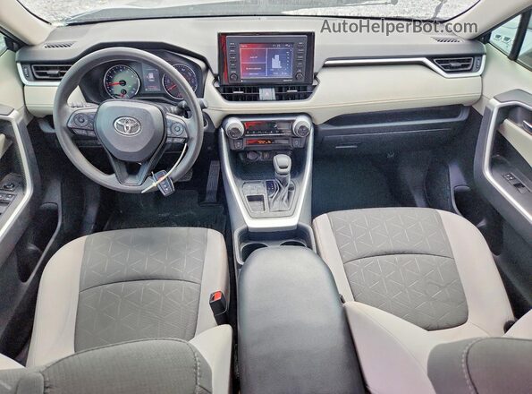 2T3W1RFV5MW107058 2021 TOYOTA RAV4 Gray წინა პანელის ხედი