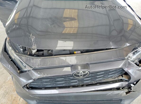 2T3W1RFV5MW107058 2021 TOYOTA RAV4 Gray ძრავის განყოფილების ხედი