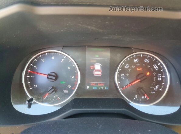 2T3W1RFV5MW133465 2021 TOYOTA RAV4 Black Vista del cuadro de instrumentos