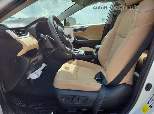 2T3W1RFV5MW178907 2021 TOYOTA RAV4 White Widok wnętrza z przodu