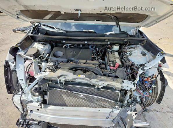 2T3W1RFV5MW178907 2021 TOYOTA RAV4 White Widok wnętrza z tyłu