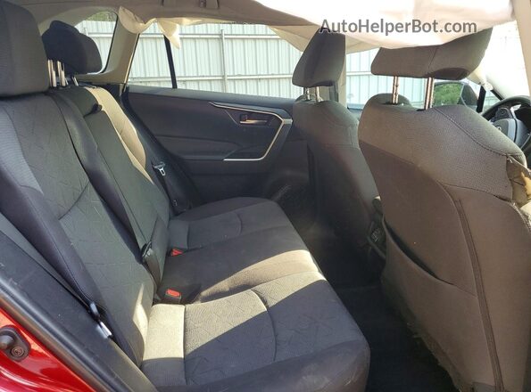 2T3W1RFV5NW235575 2022 TOYOTA RAV4 Red უკანა სავარძლების ხედი