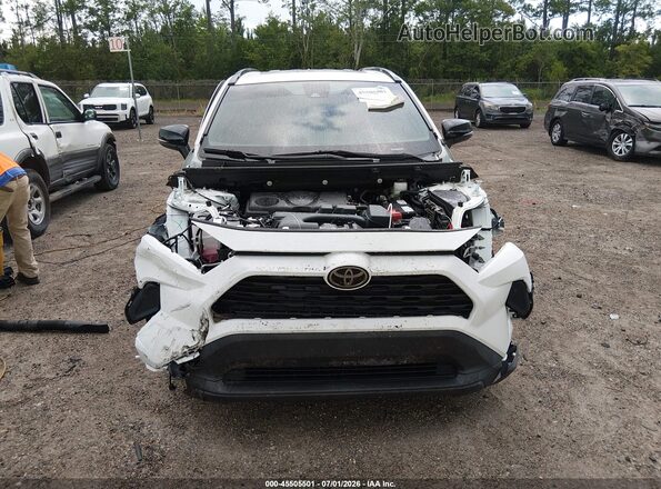 2T3W1RFV5PC224774 2023 TOYOTA RAV4 White Instrument cluster view