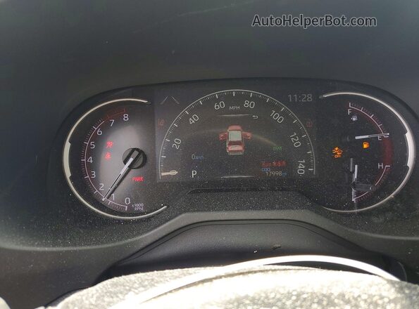 2T3W1RFV5PC224855 2023 TOYOTA RAV4 Серебряный Вид щитка приборов