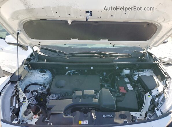 2T3W1RFV5RC261360 2024 TOYOTA RAV4 White ძრავის განყოფილების ხედი