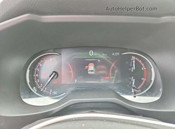 2T3W1RFV5RC274495 2024 TOYOTA RAV4 Gray Vista del cuadro de instrumentos