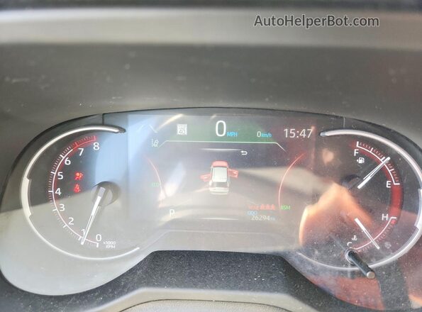 2T3W1RFV5RC295086 2024 TOYOTA RAV4 Белый Вид щитка приборов