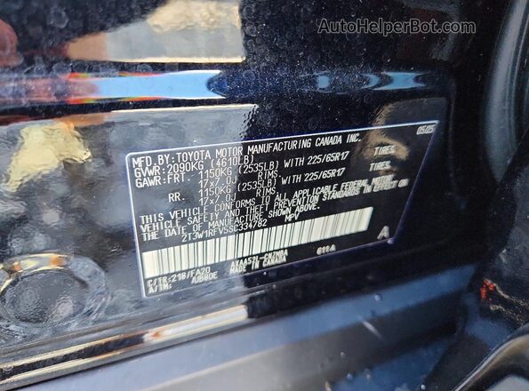 2T3W1RFV5SC334782 2025 TOYOTA RAV4 Black 360 interior view