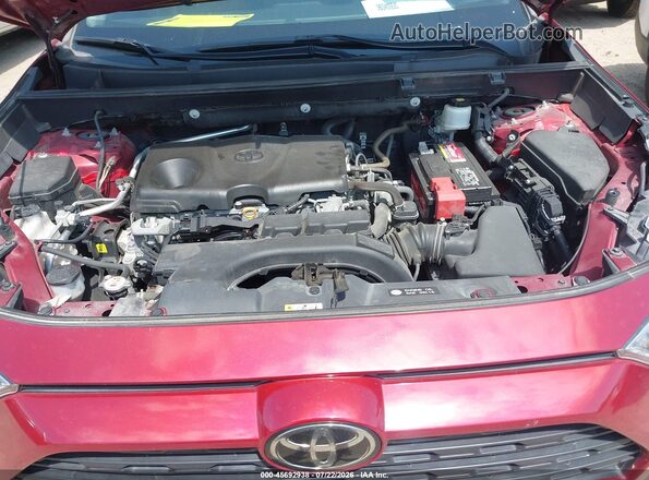 2T3W1RFV6KW004177 2019 TOYOTA RAV4 Red Вид ззаду