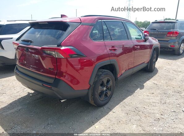 2T3W1RFV6KW004177 2019 TOYOTA RAV4 Red Задня права чверть