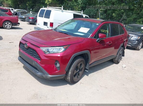 2T3W1RFV6KW004177 2019 TOYOTA RAV4 Red Передня ліва чверть