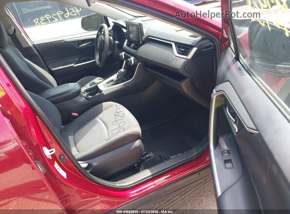 2T3W1RFV6KW004177 2019 TOYOTA RAV4 Red Вид салону спереду