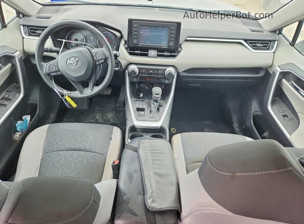 2T3W1RFV6LC050692 2020 TOYOTA RAV4 Gray Rear seats view
