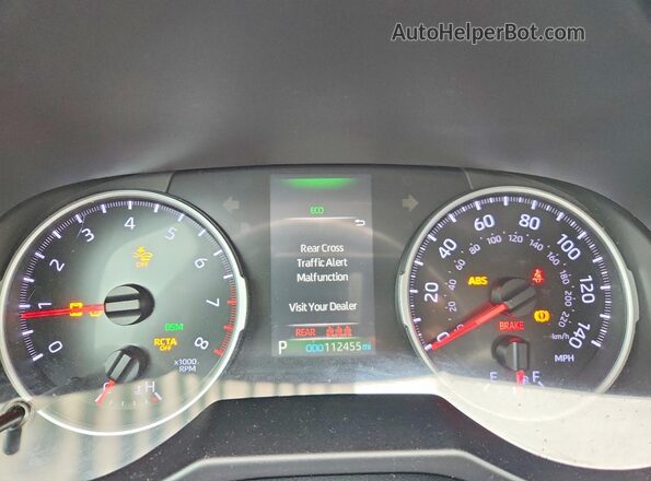 2T3W1RFV6MC122623 2021 TOYOTA RAV4 Gray Vista del cuadro de instrumentos