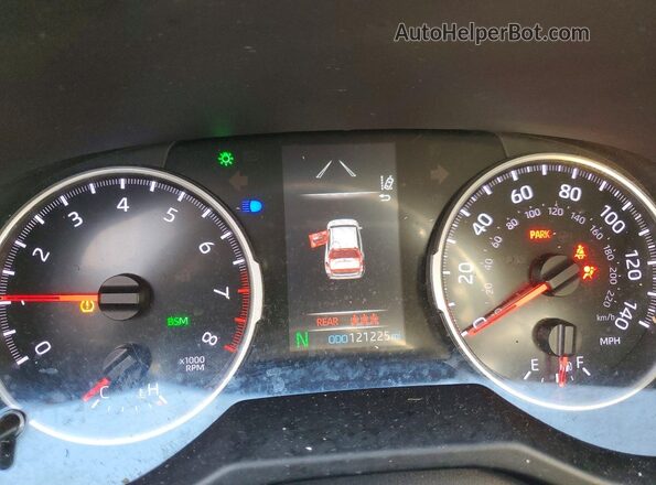 2T3W1RFV6MC135579 2021 TOYOTA RAV4 Silver Instrument cluster view