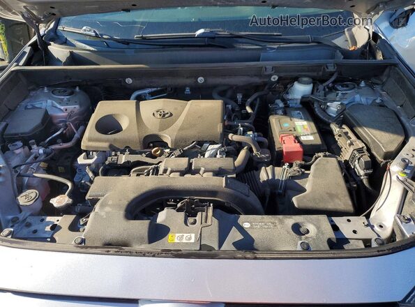 2T3W1RFV6MC135579 2021 TOYOTA RAV4 Silver Rear interior view