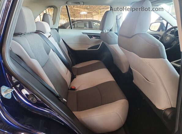 2T3W1RFV6MW144782 2021 TOYOTA RAV4 Blue უკანა სავარძლების ხედი