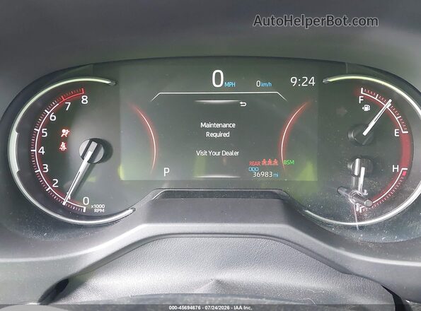2T3W1RFV6RW303808 2024 TOYOTA RAV4 Серый Вид задних сидений