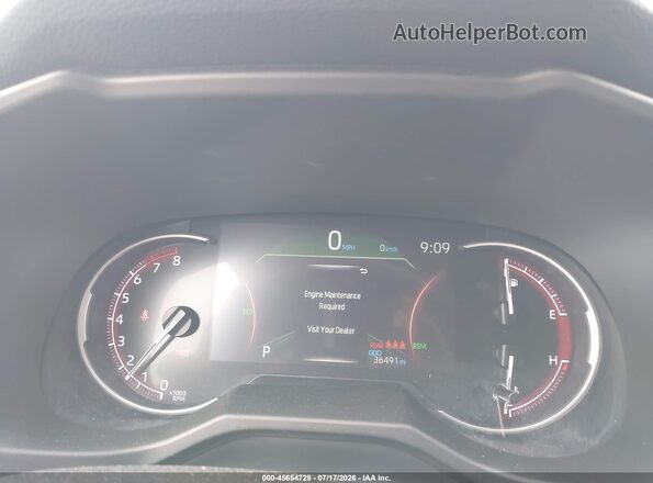 2T3W1RFV6SW380992 2025 TOYOTA RAV4 Black Հետևի նստատեղերի տեսք