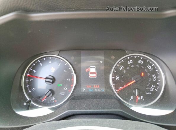 2T3W1RFV7LC041824 2020 TOYOTA RAV4 Gray ხელსაწყოთა პანელის ხედი