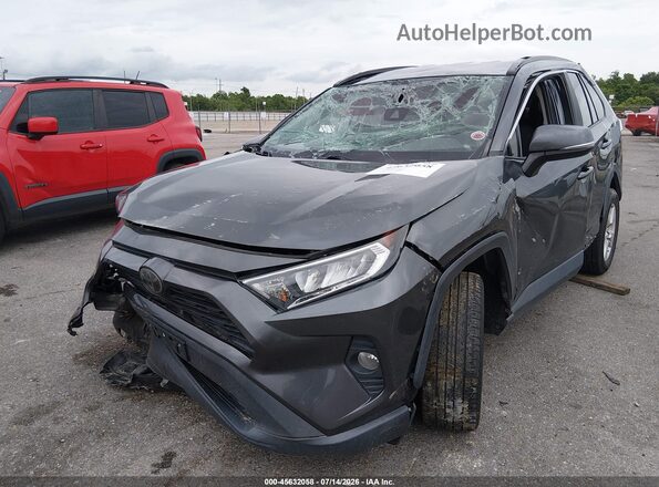 2T3W1RFV7LC055772 2020 TOYOTA RAV4 Gray წინა მარცხენა ხედი სამი მეოთხედიდან