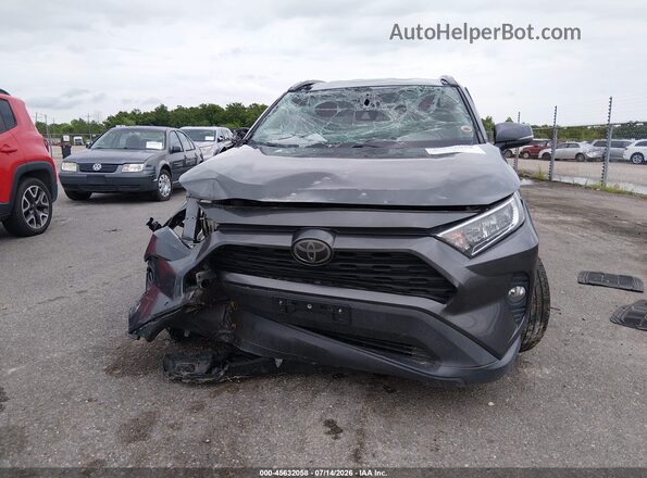 2T3W1RFV7LC055772 2020 TOYOTA RAV4 Gray ხელსაწყოთა პანელის ხედი