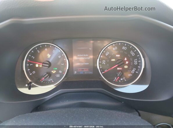 2T3W1RFV7LW072361 2020 TOYOTA RAV4 Burgundy Vista de los asientos traseros