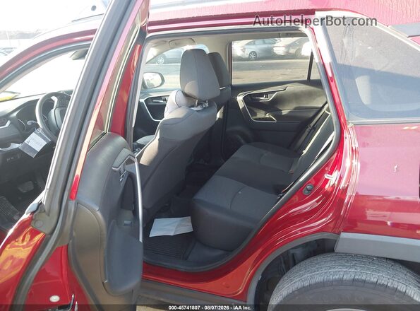 2T3W1RFV7LW072361 2020 TOYOTA RAV4 Burgundy Vista de la etiqueta del VIN