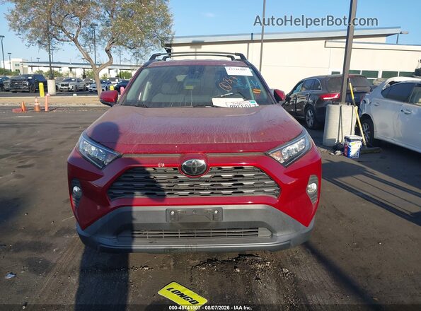 2T3W1RFV7LW072361 2020 TOYOTA RAV4 Burgundy Vista del cuadro de instrumentos