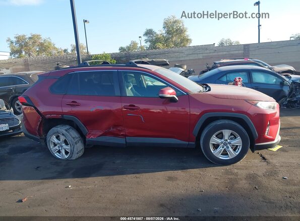 2T3W1RFV7LW072361 2020 TOYOTA RAV4 Burgundy Vista interior trasera