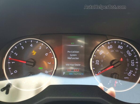 2T3W1RFV7MC087140 2021 TOYOTA RAV4 White Widok zestawu wskaźników