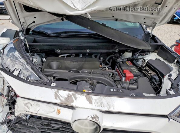 2T3W1RFV7MW142992 2021 TOYOTA RAV4 Белый Вид задней части салона