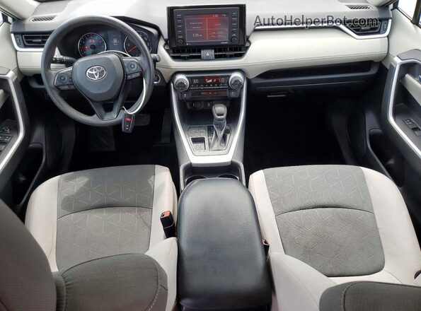 2T3W1RFV7MW142992 2021 TOYOTA RAV4 Белый Вид панели приборов