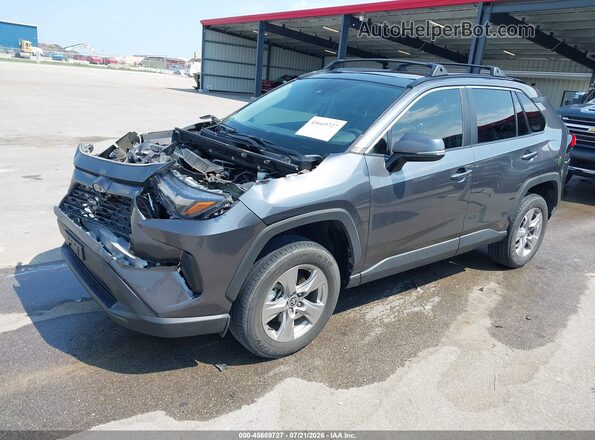 2T3W1RFV7NC206855 2022 TOYOTA RAV4 Gray წინა მარცხენა ხედი სამი მეოთხედიდან