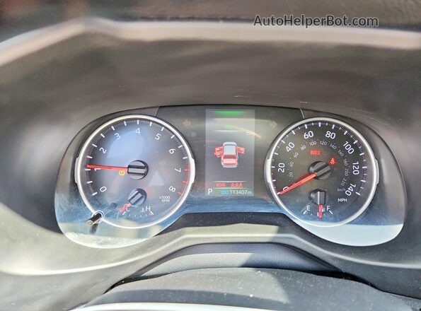 2T3W1RFV7NW190980 2022 TOYOTA RAV4 Серебряный Вид щитка приборов
