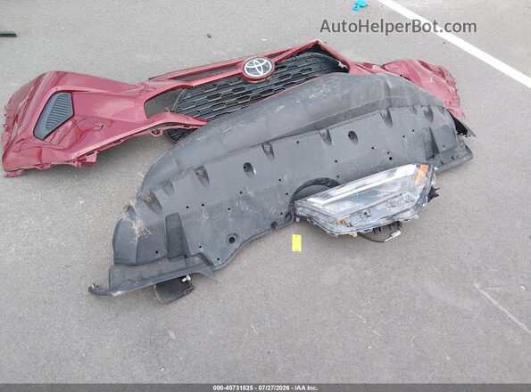 2T3W1RFV7NW215859 2022 TOYOTA RAV4 Red Instrument cluster view