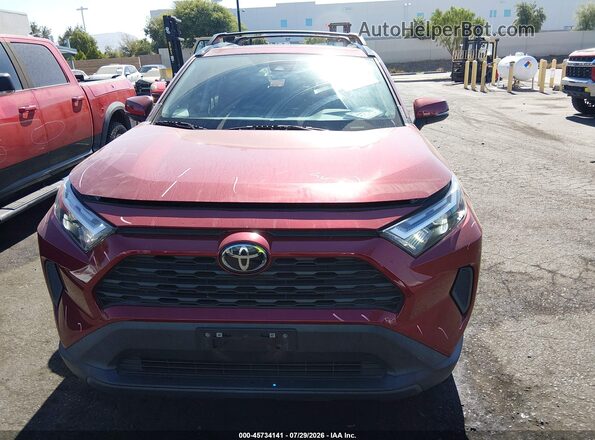 2T3W1RFV7PW267169 2023 TOYOTA RAV4 Burgundy Vista del cuadro de instrumentos