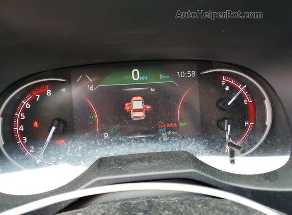 2T3W1RFV7PW267592 2023 TOYOTA RAV4 Black Вид щитка приладів