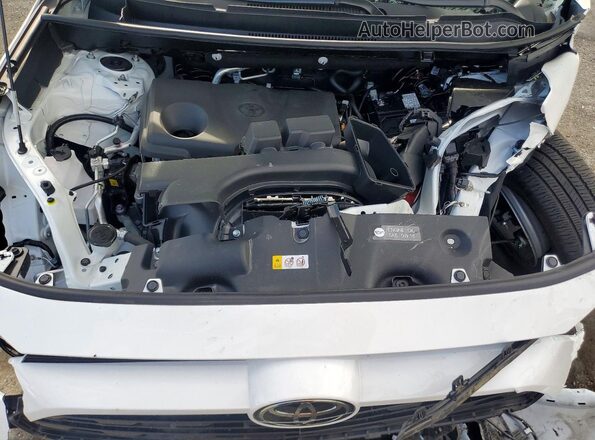 2T3W1RFV7SC350546 2025 TOYOTA RAV4 White Engine compartment view