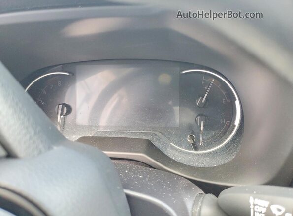 2T3W1RFV7SC350546 2025 TOYOTA RAV4 White Instrument cluster view