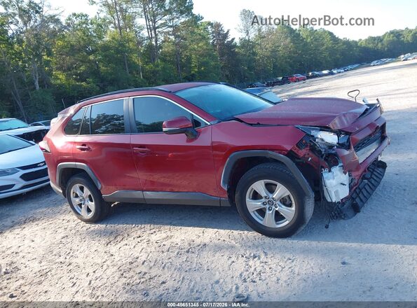 2T3W1RFV8MC088507 2021 TOYOTA RAV4 Red Rear interior view