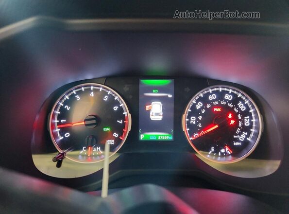 2T3W1RFV8MW177220 2021 TOYOTA RAV4 Gray Vista del cuadro de instrumentos