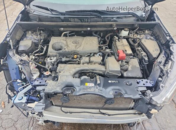 2T3W1RFV8NW189997 2022 TOYOTA RAV4 Blue Engine compartment view